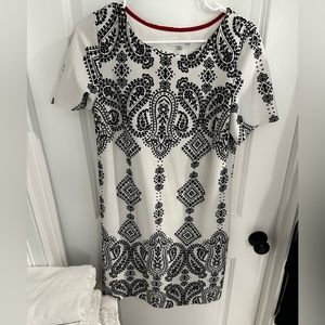 Black and white dress